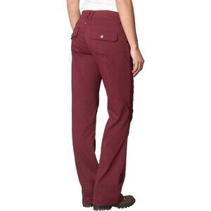Prana Halle Pant - Women's Convertible Hike And Climb Burgundy Pants Size 6